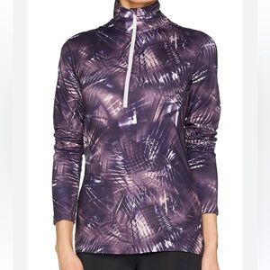 Nike Pro Warm Dri-fit Half-Zip purple Jacket size: XL